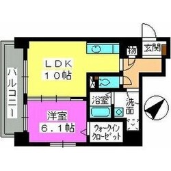 コンフォール博多駅南の物件間取画像